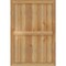 Ekena Millwork Framed Board-n-Batten Shutters, Rough Sawn Western Red Cedar, 26 7/8W x 39H, PR RBF06S26X039RWR - alternate 2